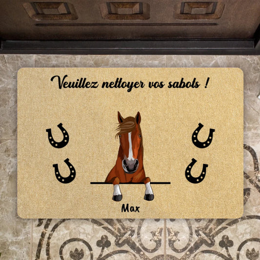 Chevaux furtivement - Tapis Décoratif Personnalisé